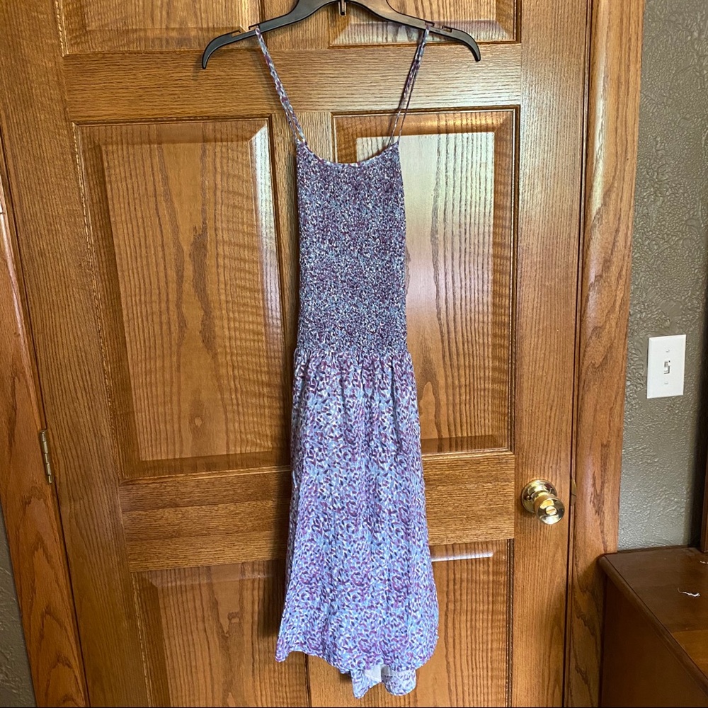 Kimchi Blue Purple Floral Midi Dress